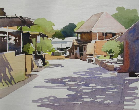 Watercolour by Rahul Deshpande