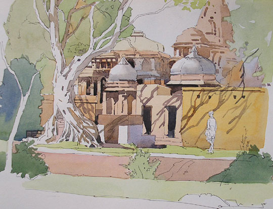 Watercolour by Rahul Deshpande