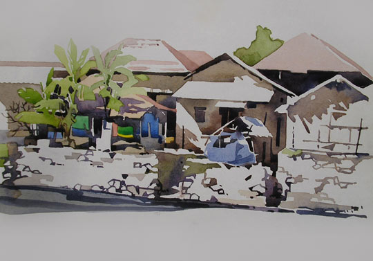 Watercolour by Rahul Deshpande